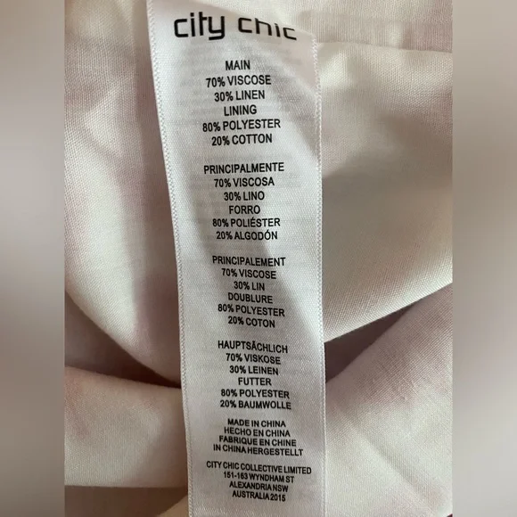 City Chic Island Bloom White Red Tropical Floral Wiggle Dress SKU0428 - Picture 9 of 9